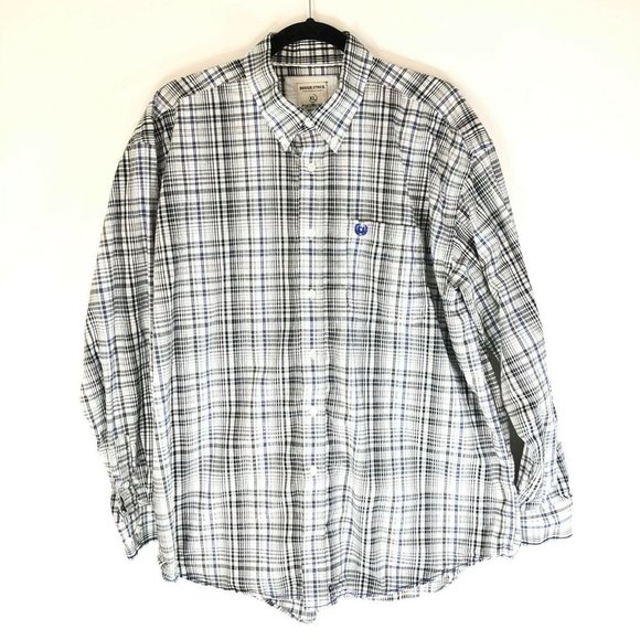 Rough Stock Panhandle Slim Mens Button Up Shirt XL - Picture 1 of 5
